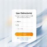 User onboarding sign-up screen